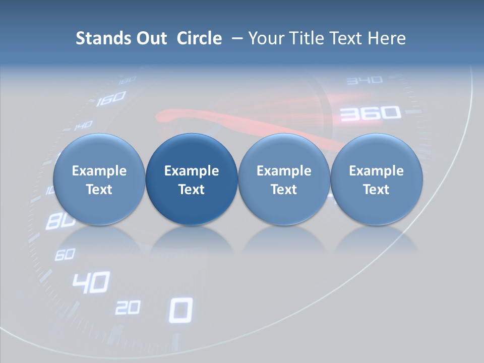 Dial Start Sport PowerPoint Template