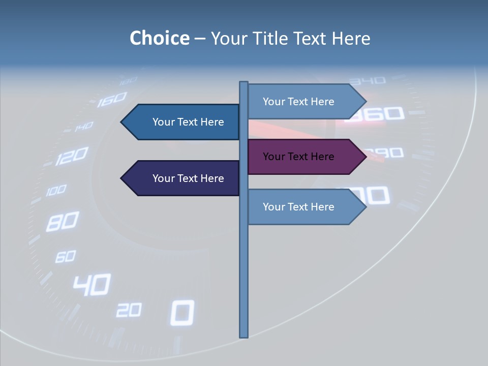 Dial Start Sport PowerPoint Template