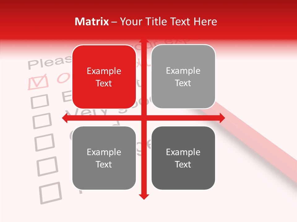 Form Evaluation Survey PowerPoint Template