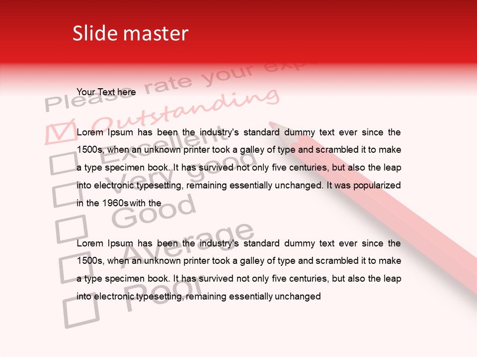 Form Evaluation Survey PowerPoint Template