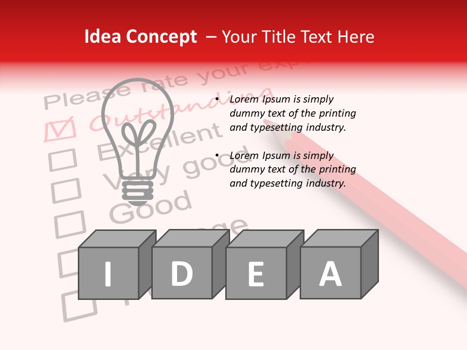 Form Evaluation Survey PowerPoint Template