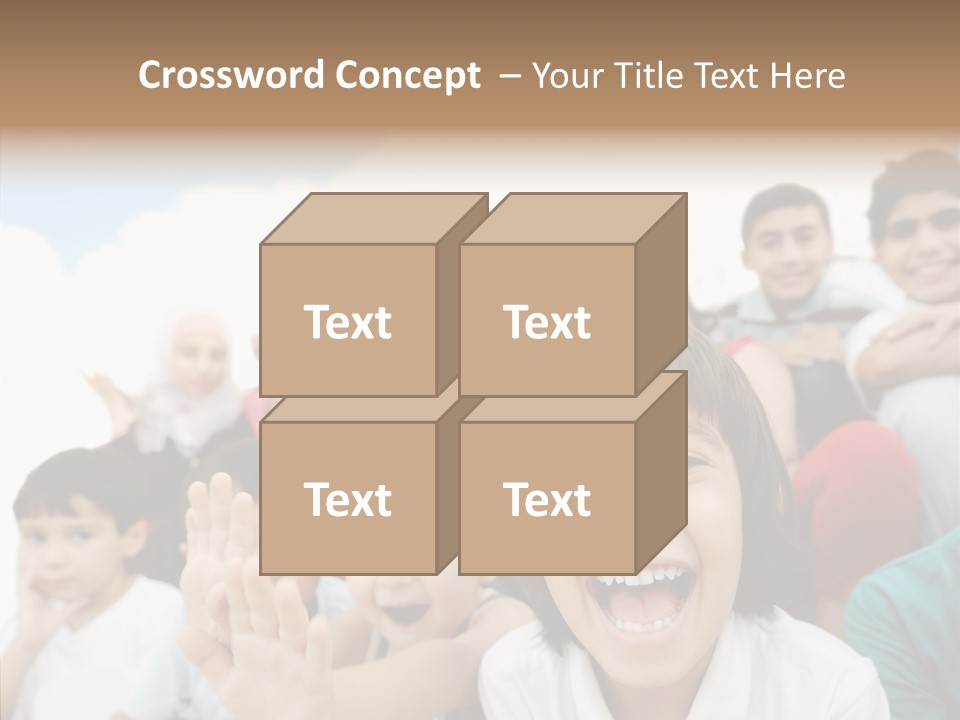 Youth Face Hispanic PowerPoint Template