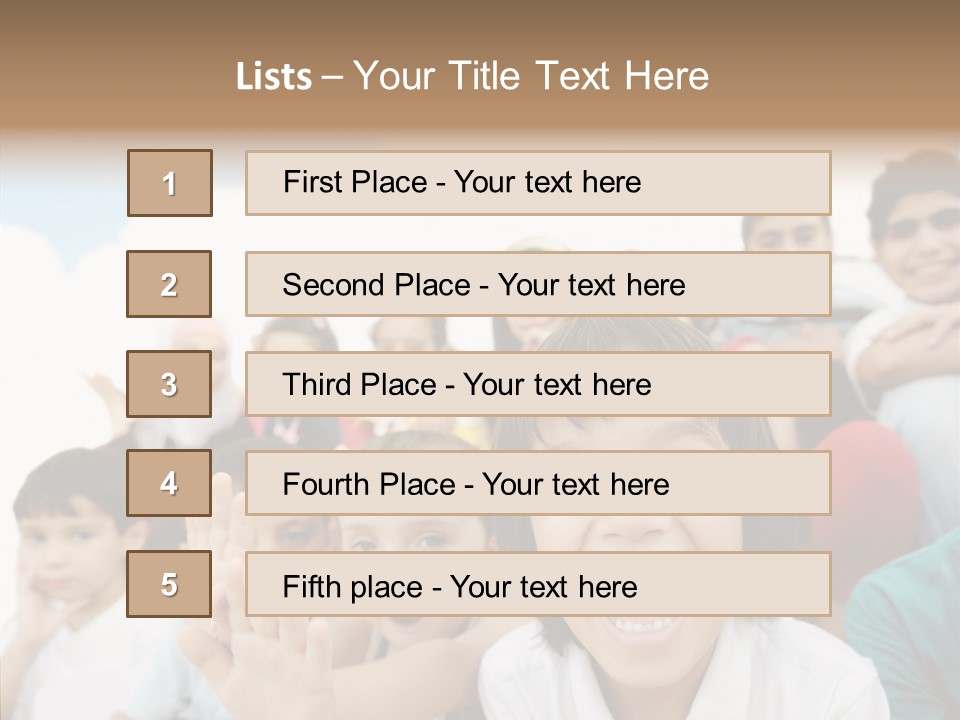 Youth Face Hispanic PowerPoint Template