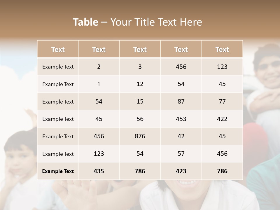 Youth Face Hispanic PowerPoint Template