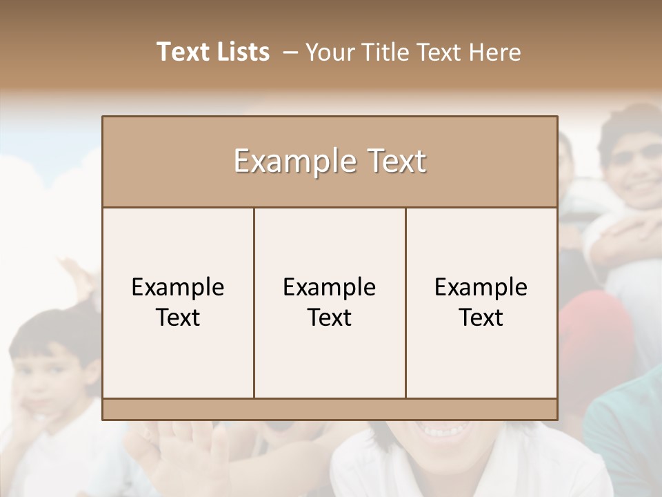 Youth Face Hispanic PowerPoint Template