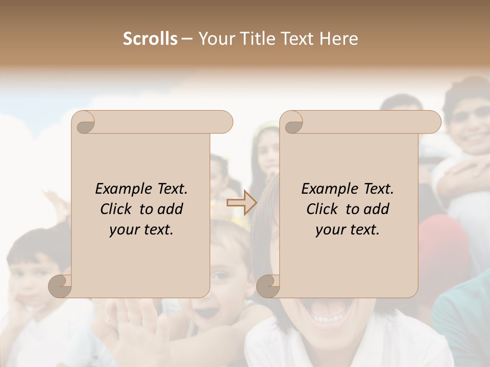 Youth Face Hispanic PowerPoint Template