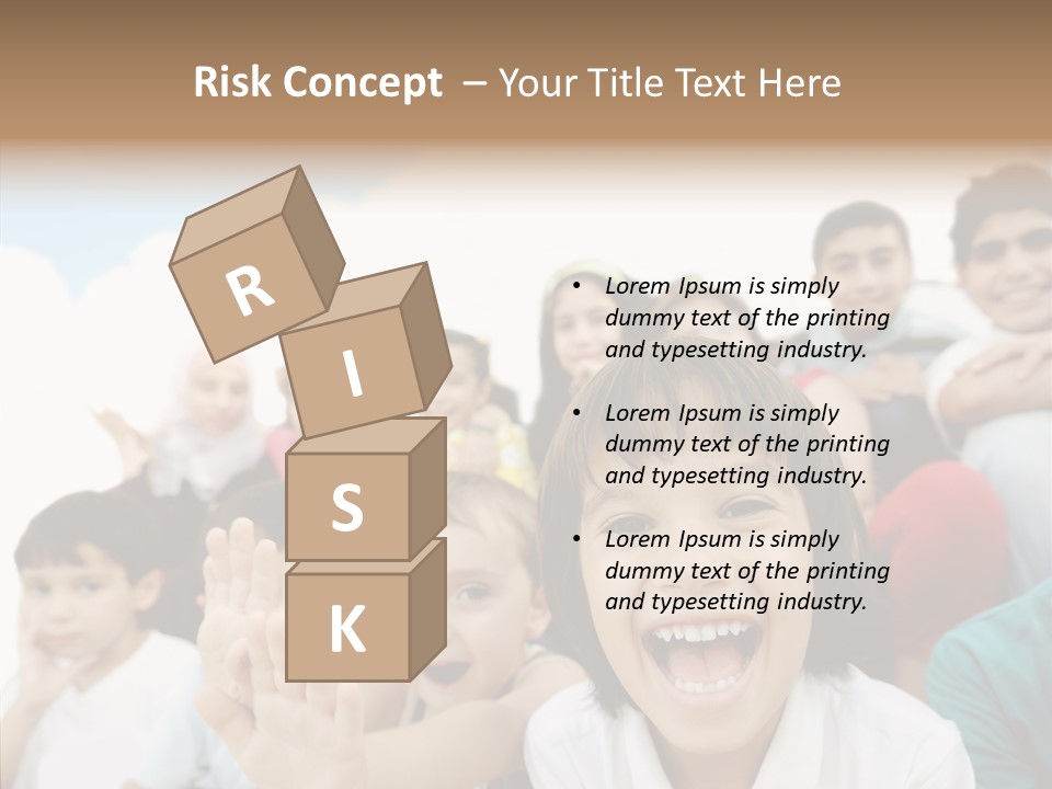 Youth Face Hispanic PowerPoint Template