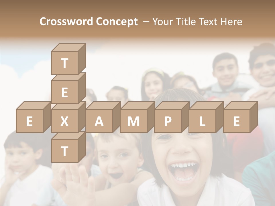 Youth Face Hispanic PowerPoint Template