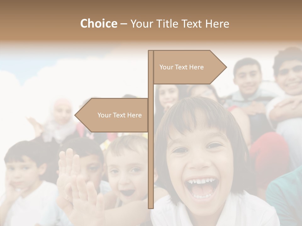 Youth Face Hispanic PowerPoint Template