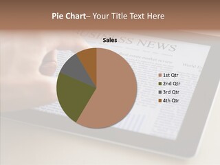 Touch Economic Crisis PowerPoint Template