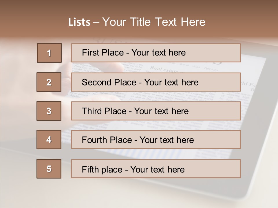 Touch Economic Crisis PowerPoint Template