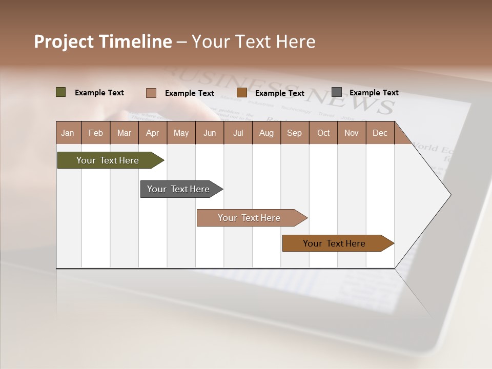 Touch Economic Crisis PowerPoint Template
