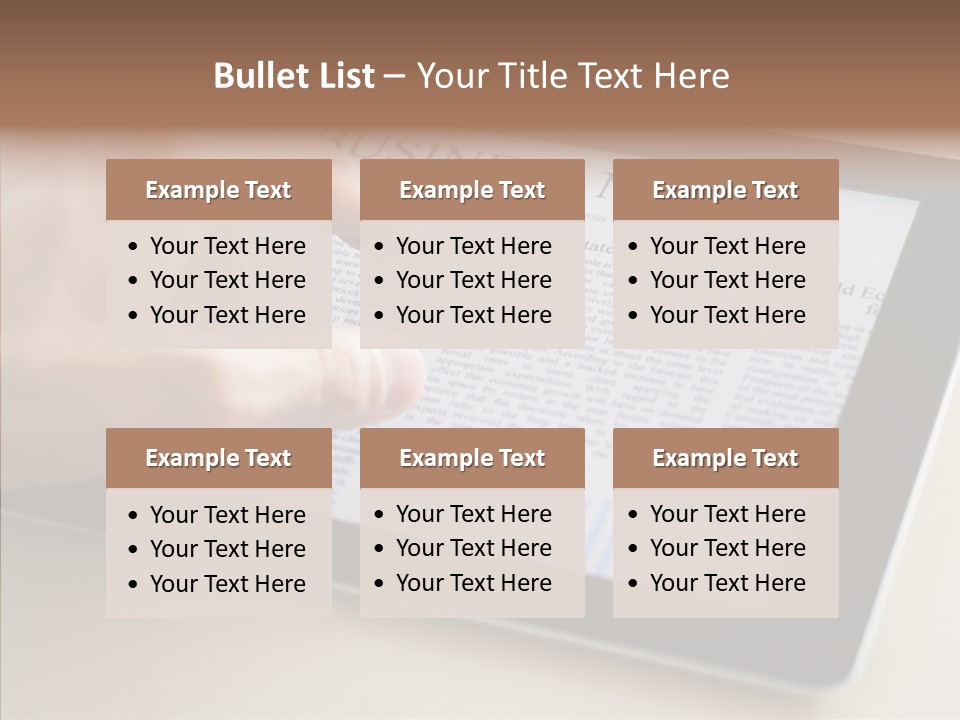 Touch Economic Crisis PowerPoint Template