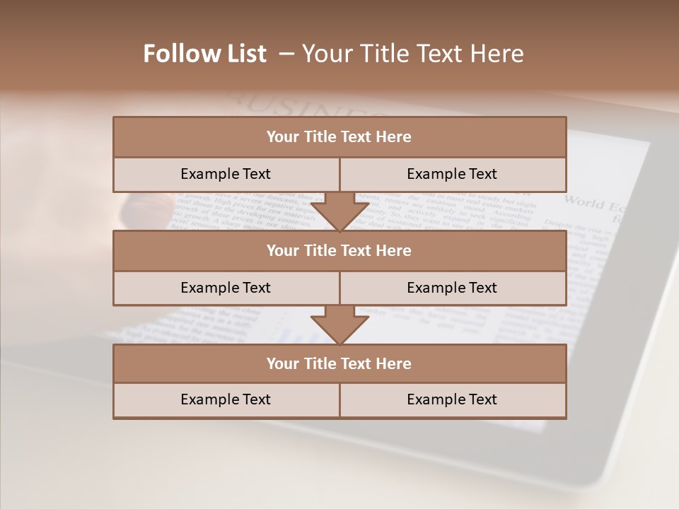 Touch Economic Crisis PowerPoint Template
