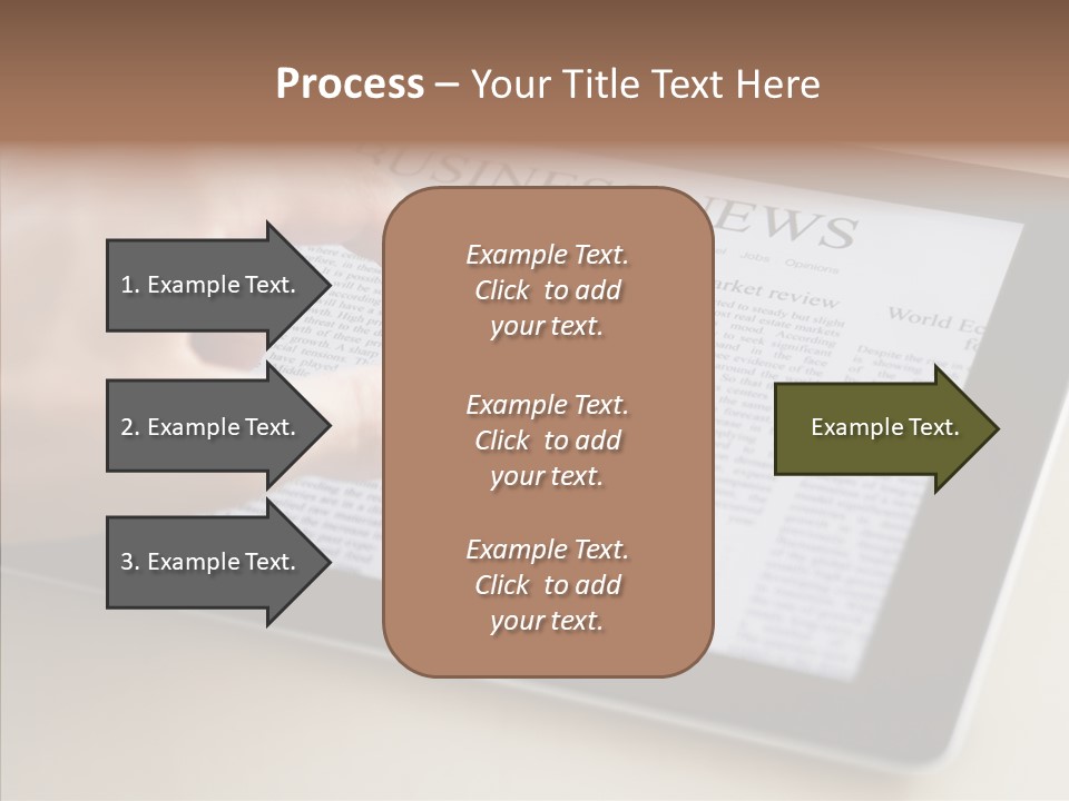 Touch Economic Crisis PowerPoint Template