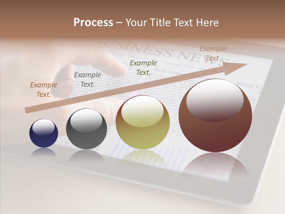 Touch Economic Crisis PowerPoint Template