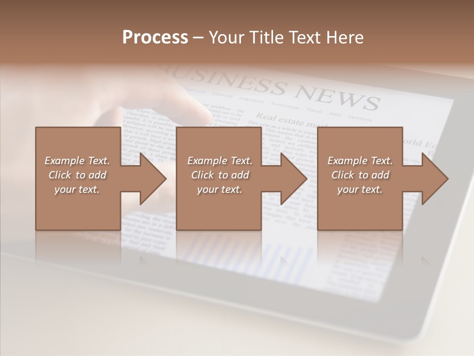 Touch Economic Crisis PowerPoint Template