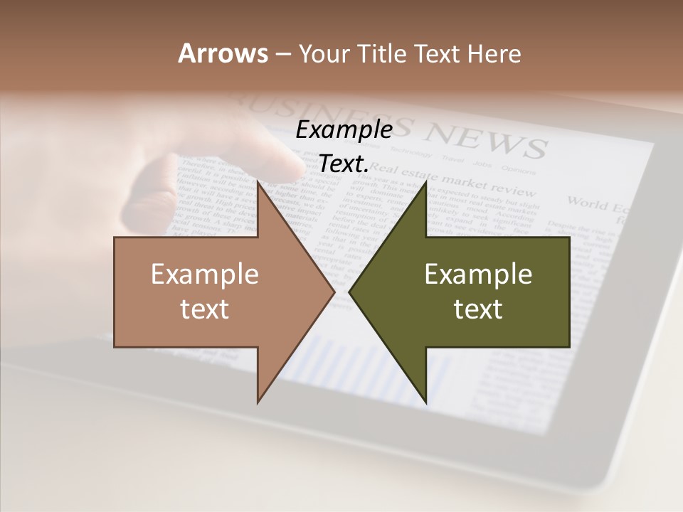 Touch Economic Crisis PowerPoint Template