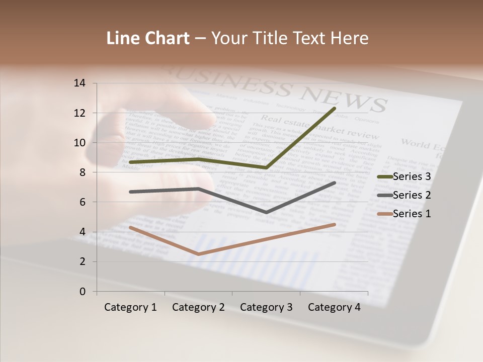 Touch Economic Crisis PowerPoint Template