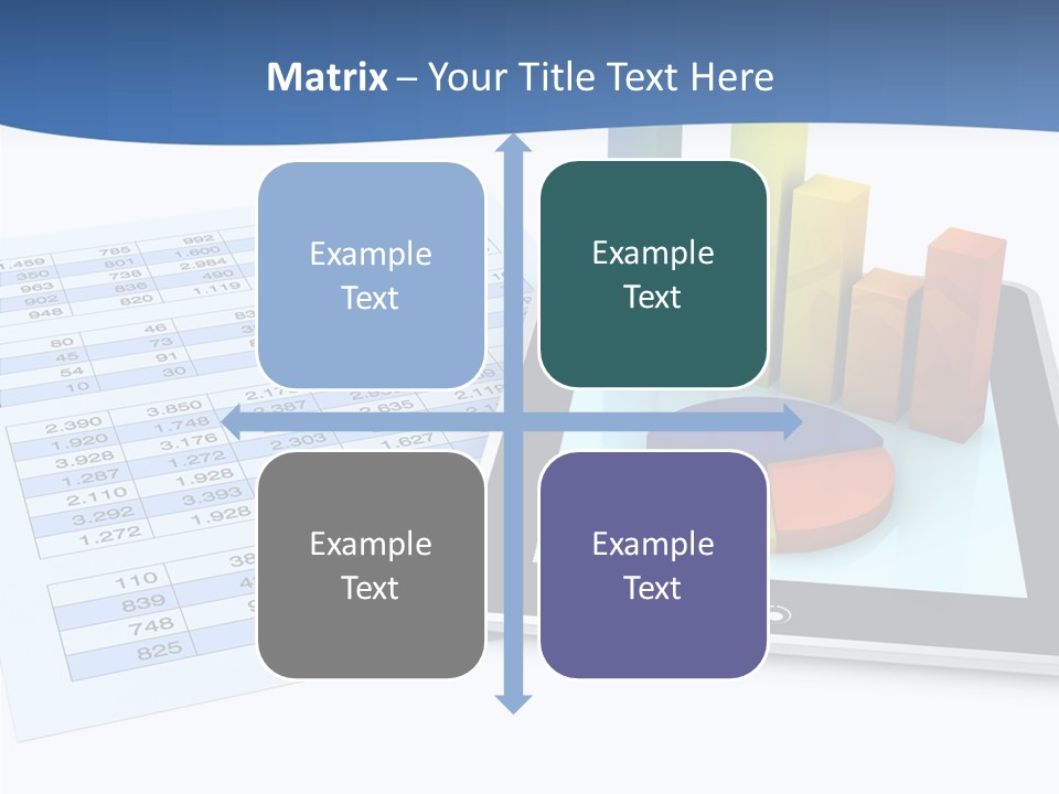 Blue Wireless Progress PowerPoint Template