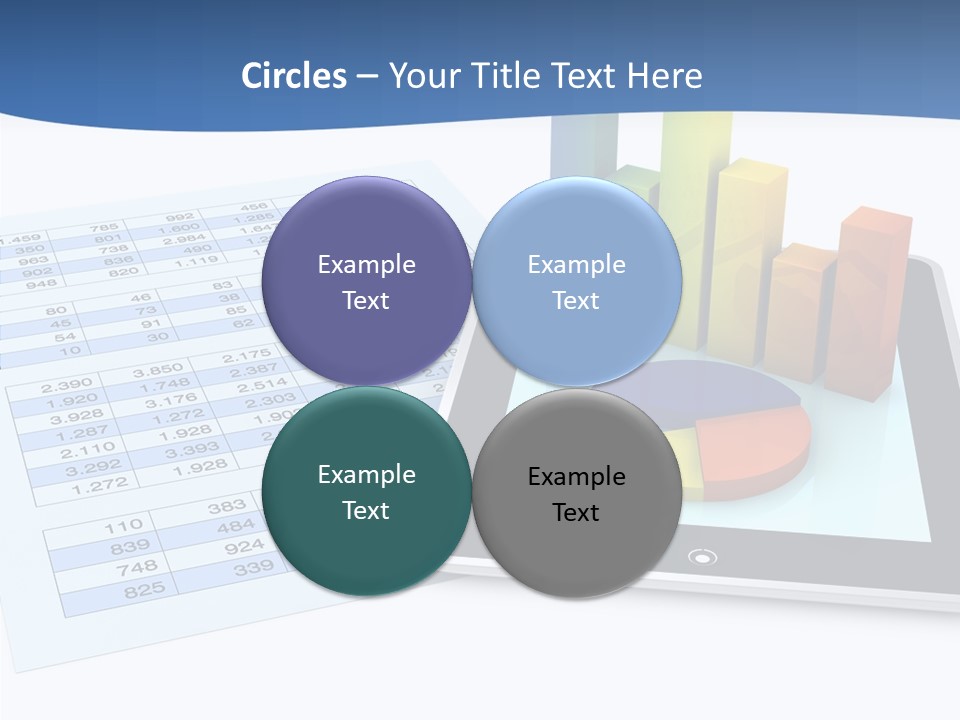Blue Wireless Progress PowerPoint Template