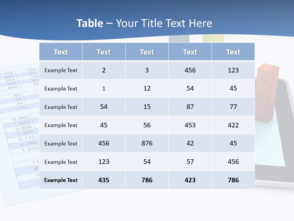 Blue Wireless Progress PowerPoint Template
