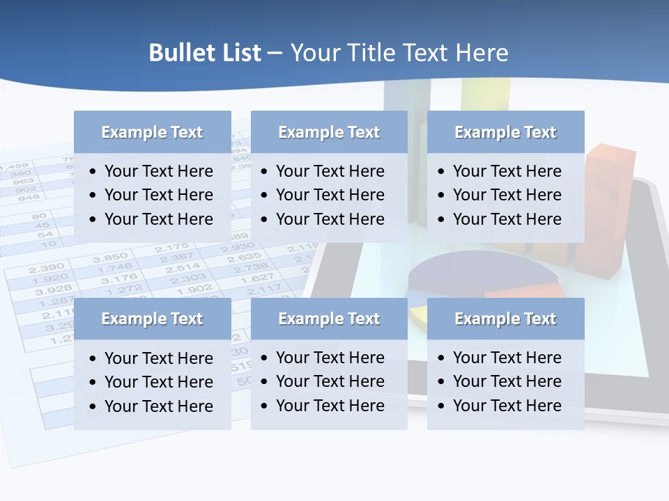 Blue Wireless Progress PowerPoint Template