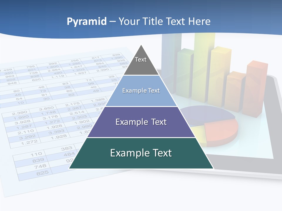 Blue Wireless Progress PowerPoint Template
