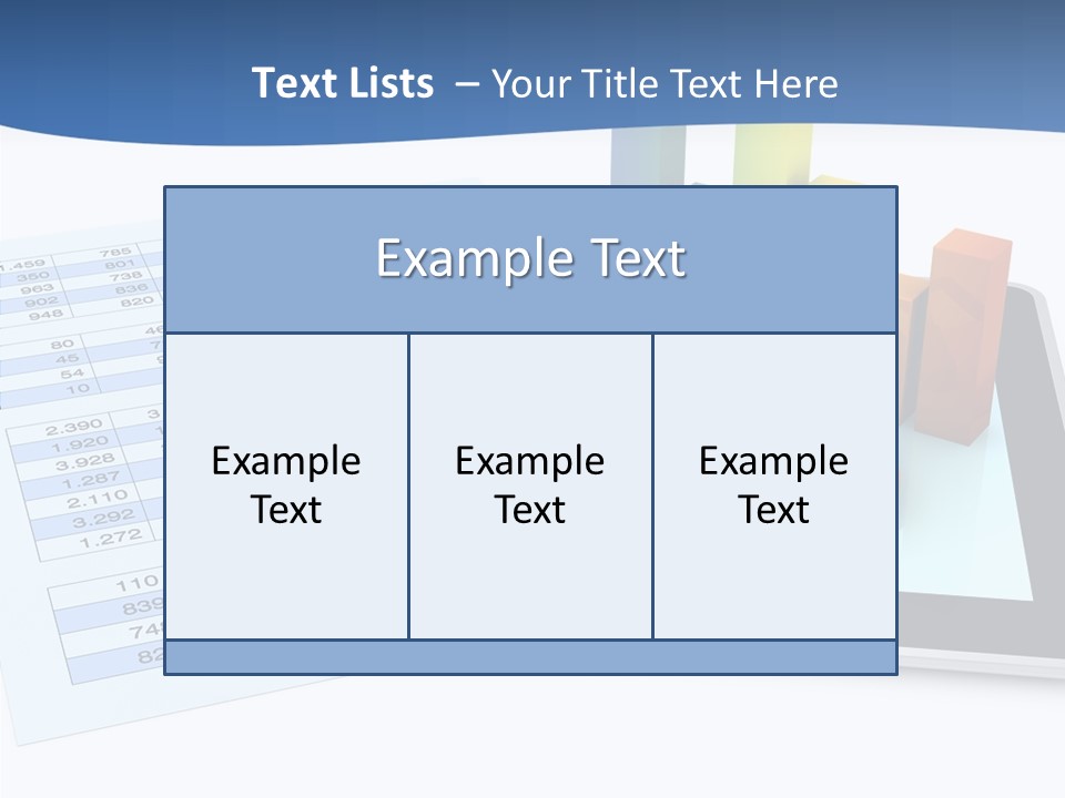 Blue Wireless Progress PowerPoint Template