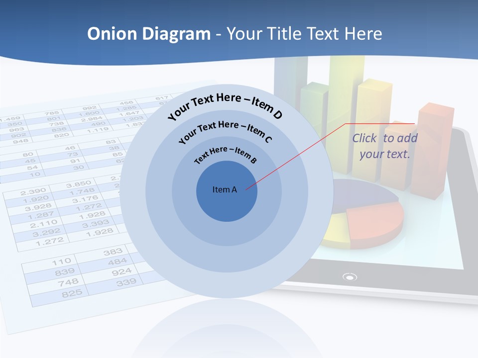 Blue Wireless Progress PowerPoint Template
