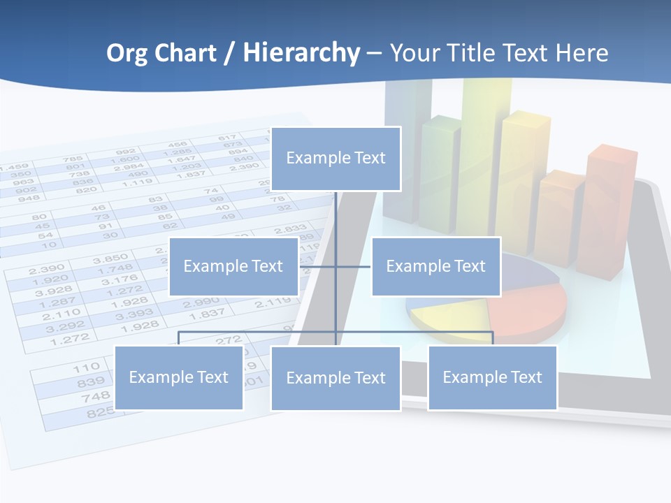 Blue Wireless Progress PowerPoint Template