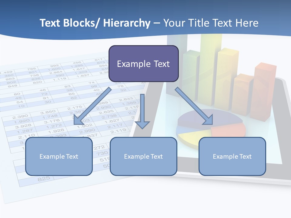 Blue Wireless Progress PowerPoint Template