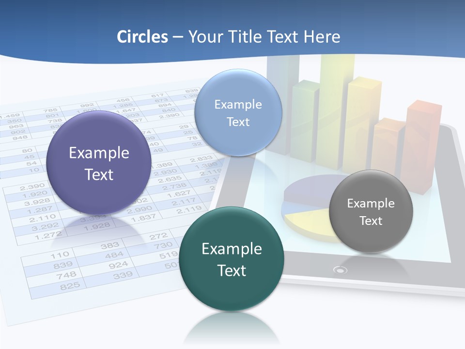 Blue Wireless Progress PowerPoint Template