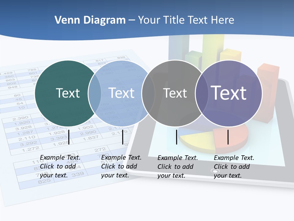 Blue Wireless Progress PowerPoint Template