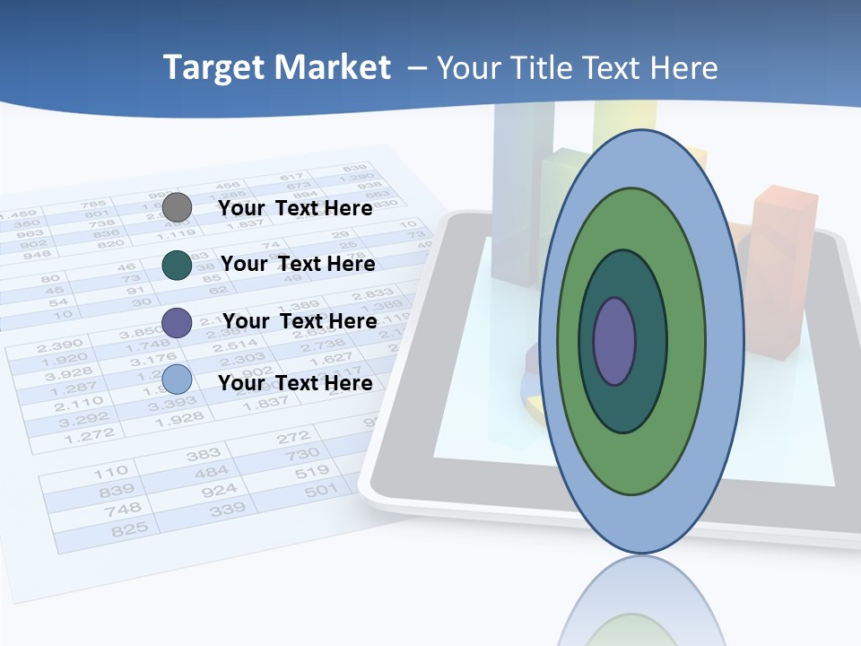 Blue Wireless Progress PowerPoint Template