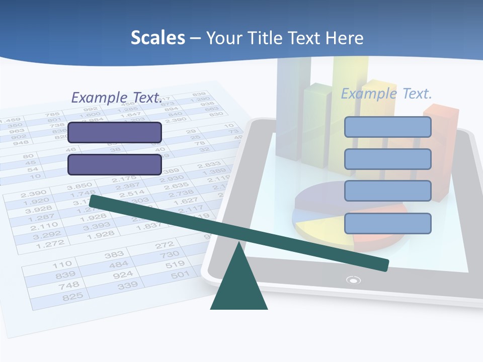 Blue Wireless Progress PowerPoint Template
