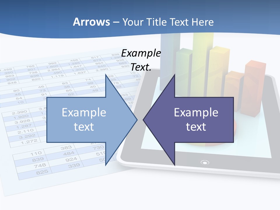 Blue Wireless Progress PowerPoint Template