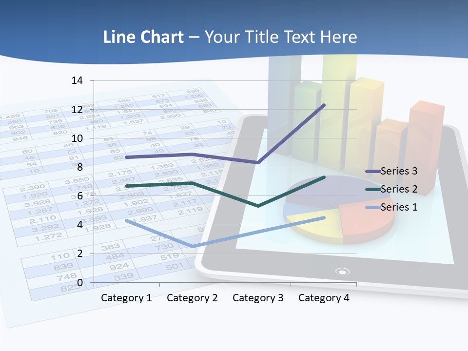 Blue Wireless Progress PowerPoint Template