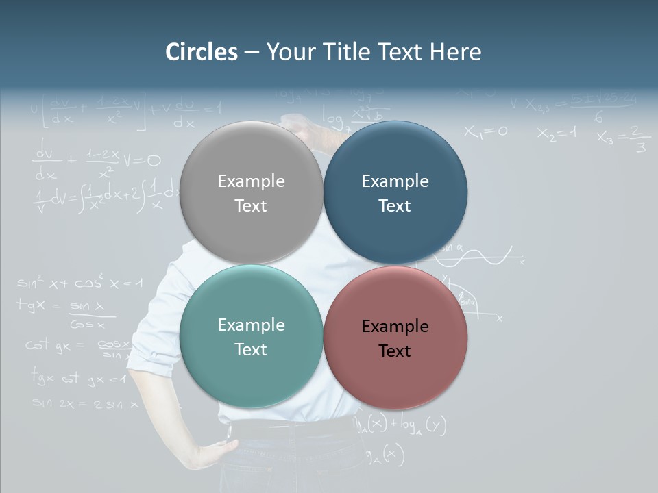 Work Standing Math PowerPoint Template