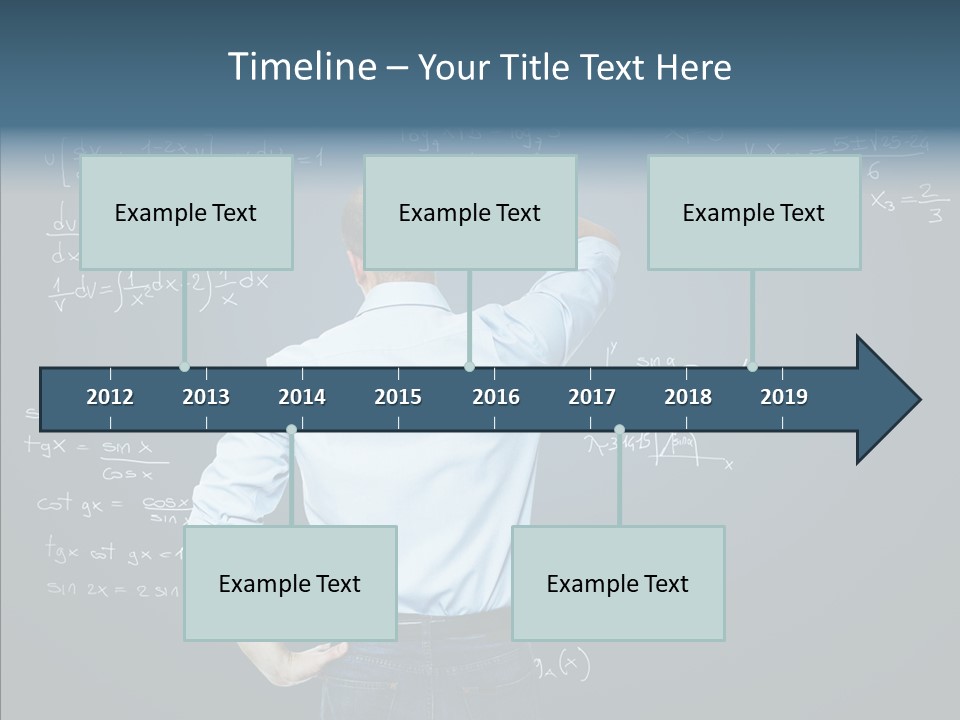 Work Standing Math PowerPoint Template
