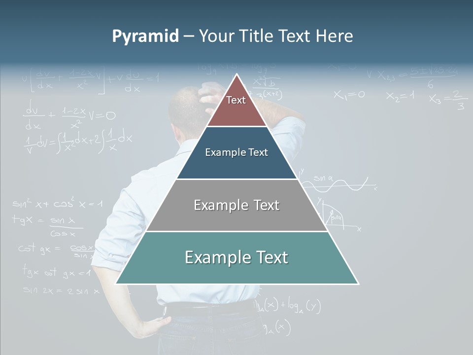 Work Standing Math PowerPoint Template