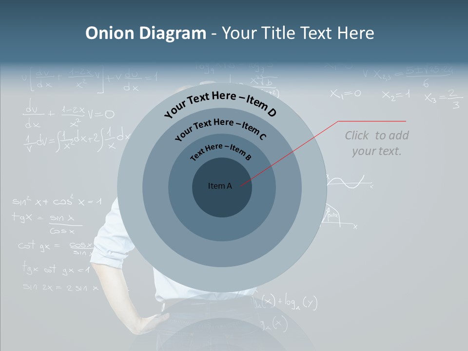 Work Standing Math PowerPoint Template