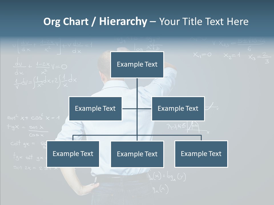 Work Standing Math PowerPoint Template