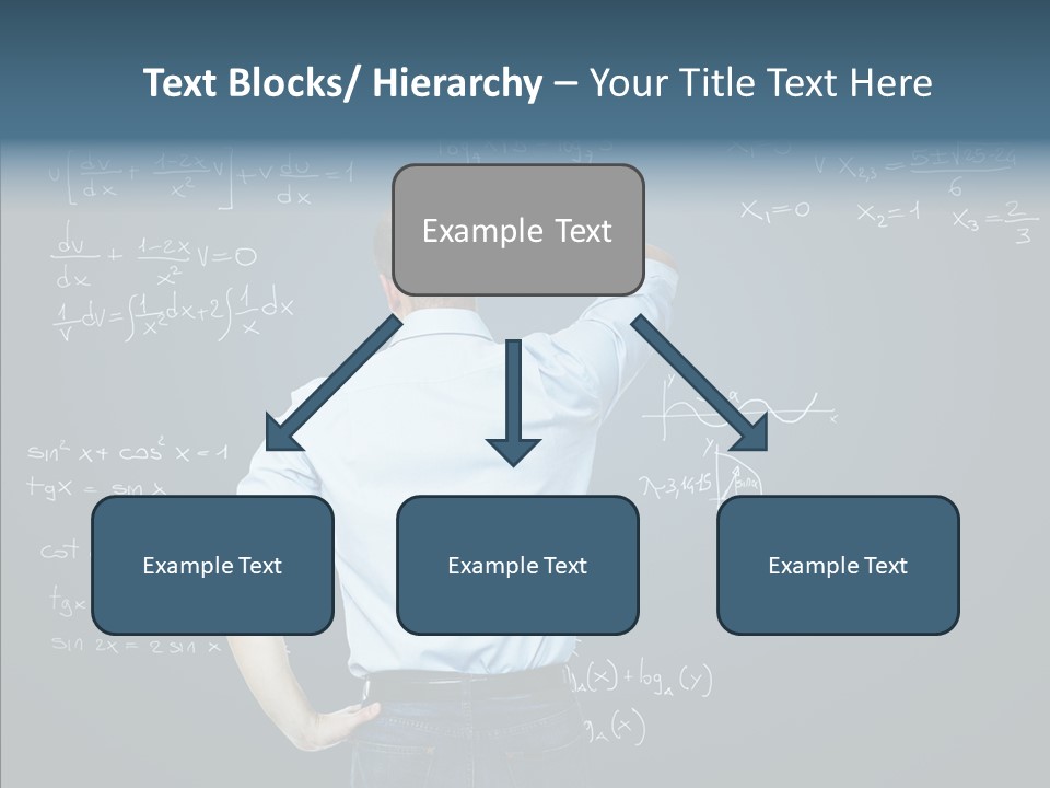 Work Standing Math PowerPoint Template