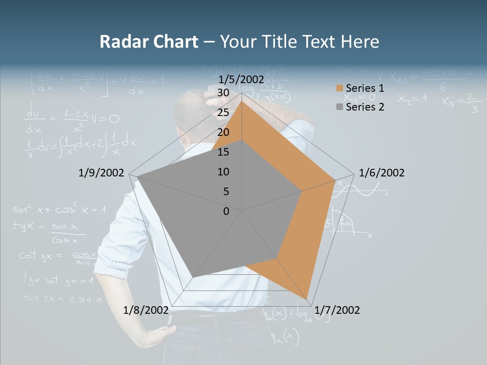 Work Standing Math PowerPoint Template