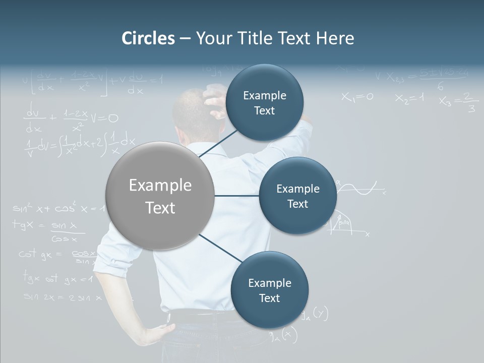 Work Standing Math PowerPoint Template