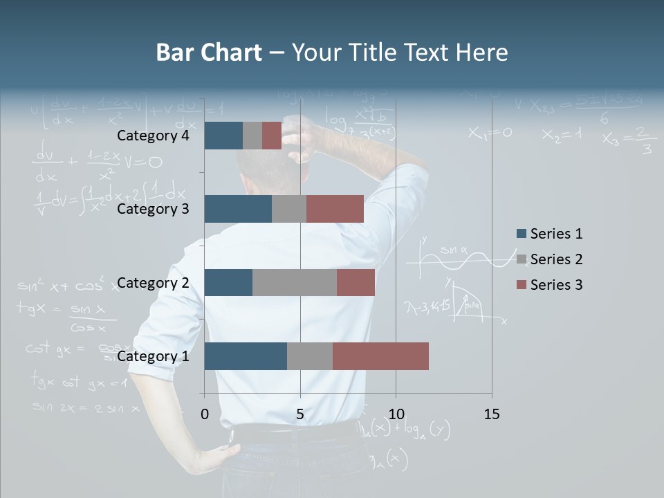 Work Standing Math PowerPoint Template