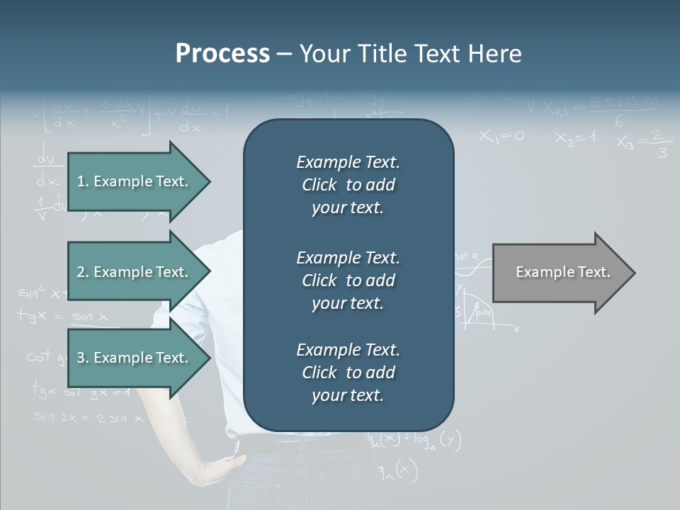 Work Standing Math PowerPoint Template