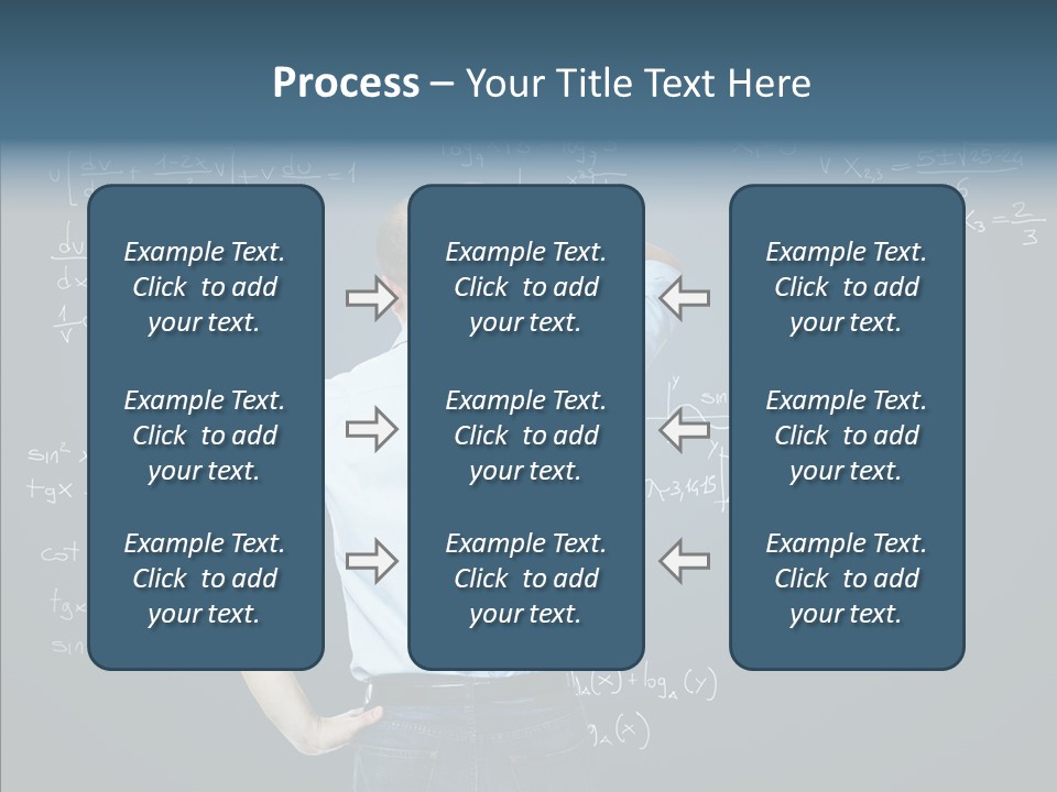 Work Standing Math PowerPoint Template
