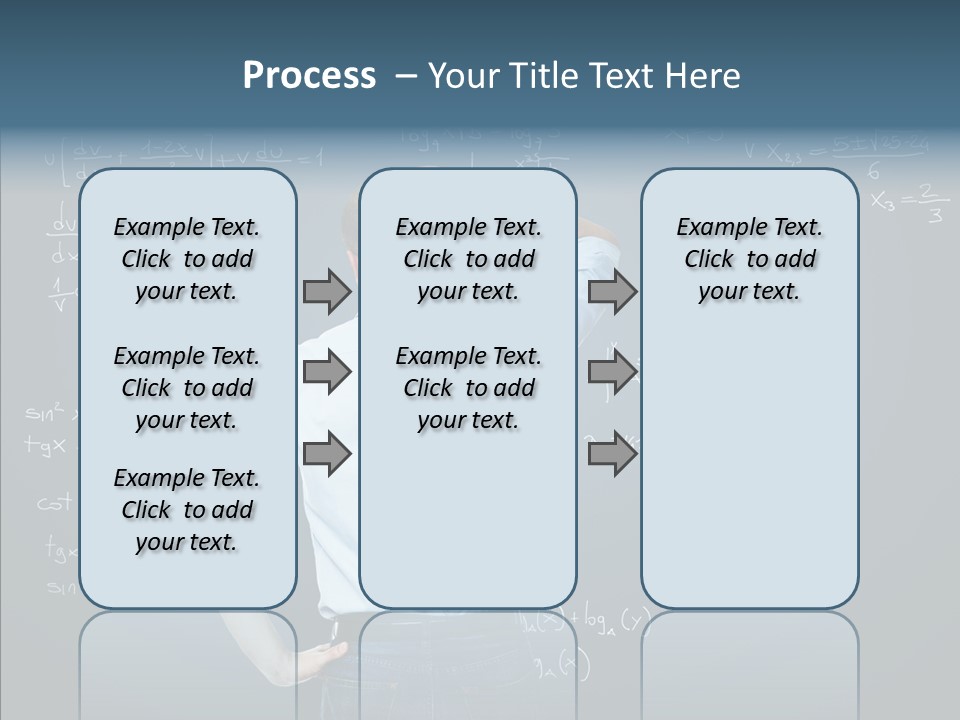 Work Standing Math PowerPoint Template